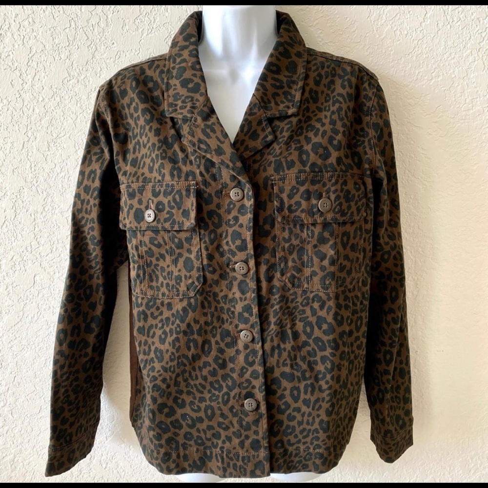 NWOT Anthropologie Sanctuary leopard print jacket - Picture 10 of 11